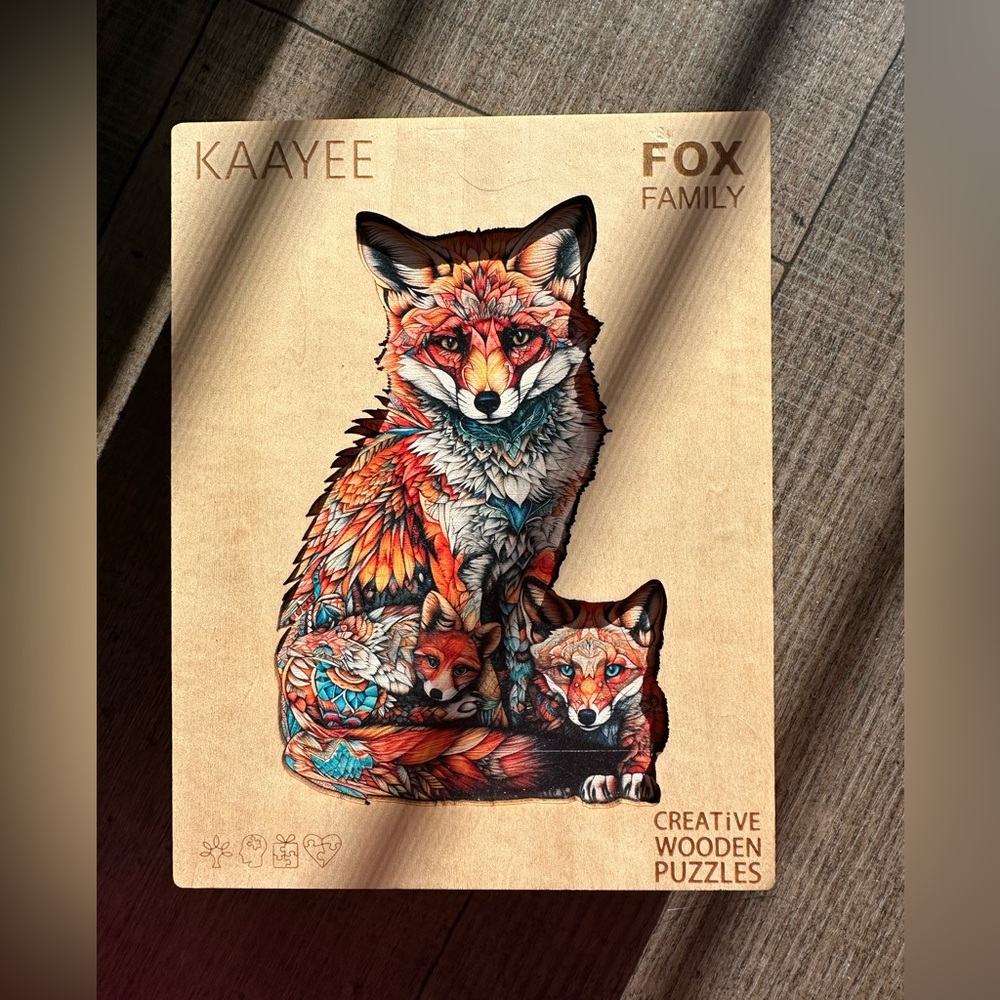 KAAYEE wooden fox puzzle 190 pieces